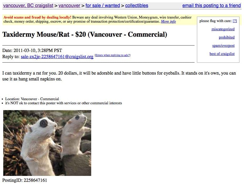 Craigslist Screenshot