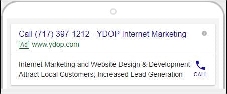 adwords call ad