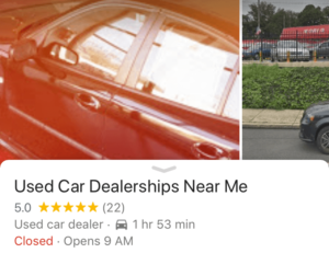 used-car-dealer-Google-My-Business-Spam