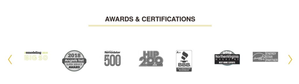 awards for sunshine contracting