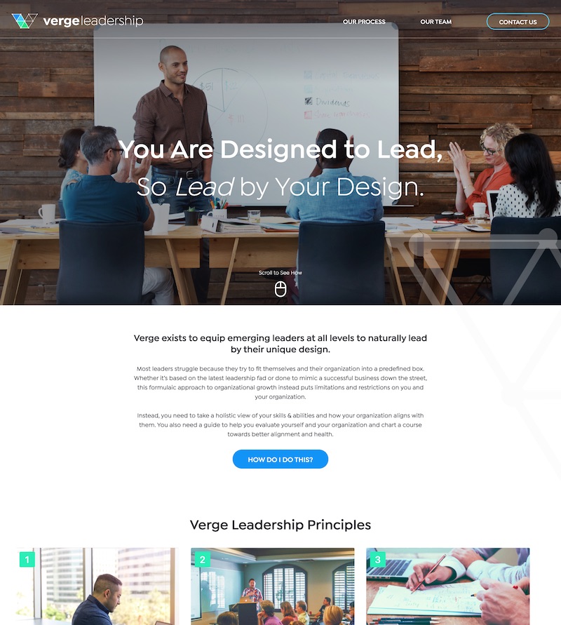 verge leadership homepage