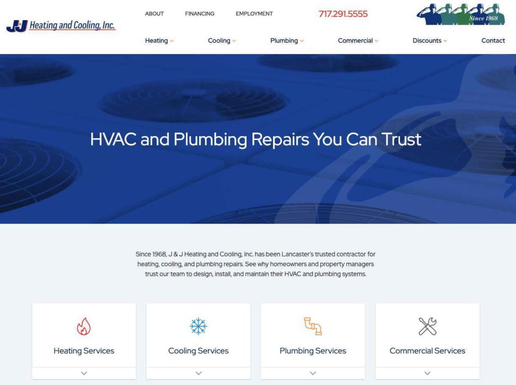 hvac company website